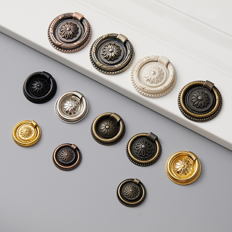Furniture Hardware Drawer Pulls - Estilo Europeu Antique Door Handle, Pull
