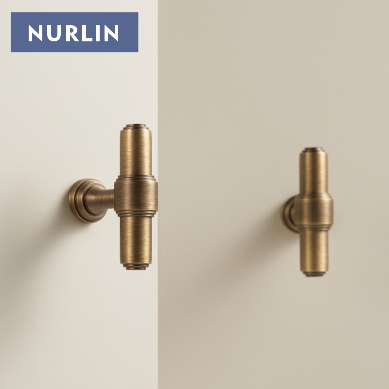 Furniture Joint Hardware - Nurlin latão sólido francês retro antigo