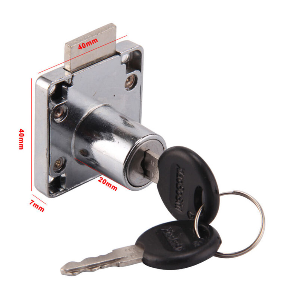 Brand Hardware Furniture - 2 Fechaduras de Armário com 4