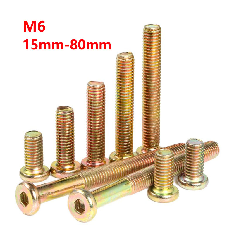 Furniture Hardware Barrel Nut - Hex Unidade Allen Soquete Cap, Parafusos