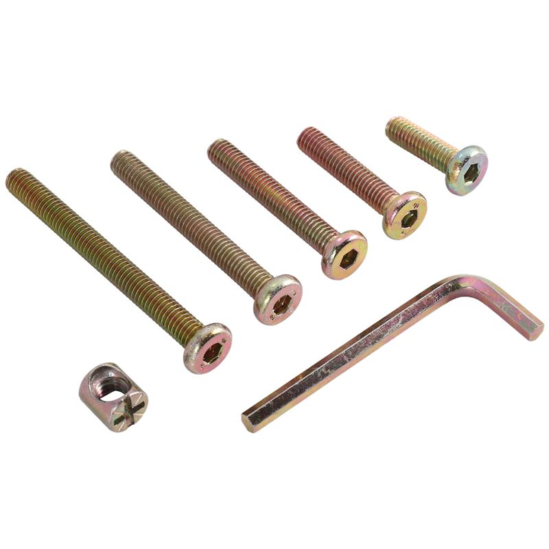 Kit de Parafusos e Porcas DT17 - Furniture Hardware Barrel Nut avaliação e preço