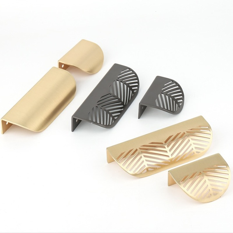 A cavidade escovada do ouro do - Furniture Hardware Gold avaliação e preço