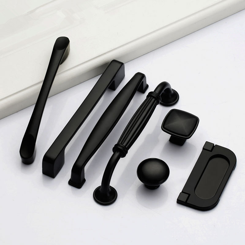 Puxadores pretos para móveis,  - Furniture Hardware Drawer Pulls avaliação e preço