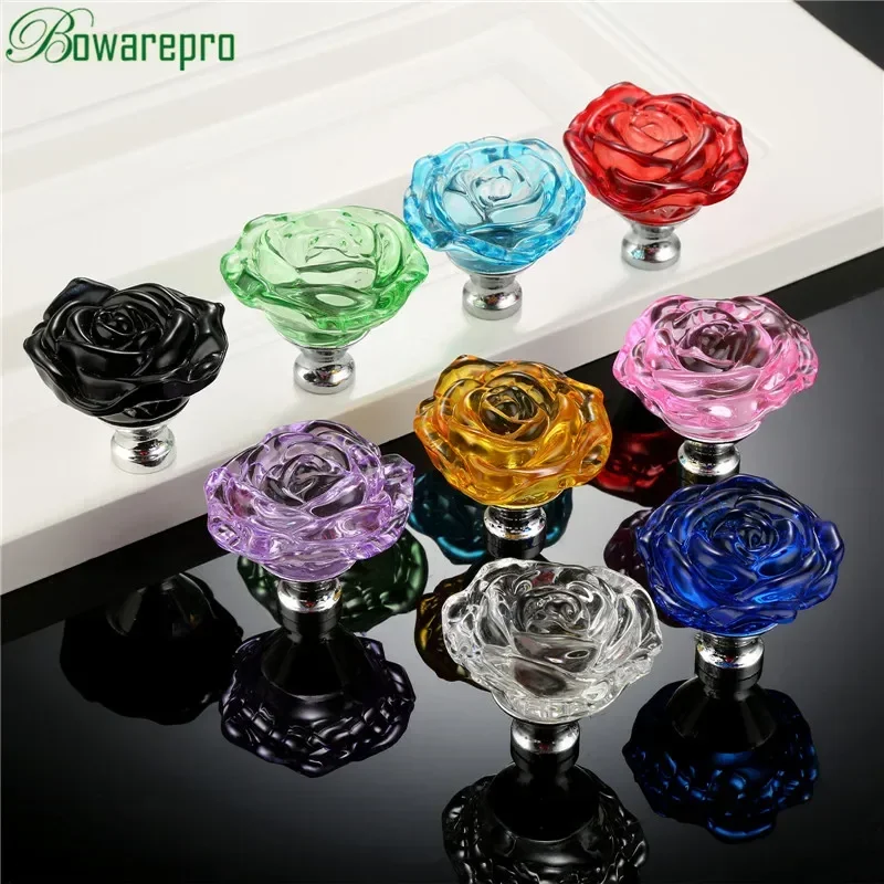 Bowarepro 50mm cristal rosa al - Furniture Hardware Drawer Pulls avaliação e preço