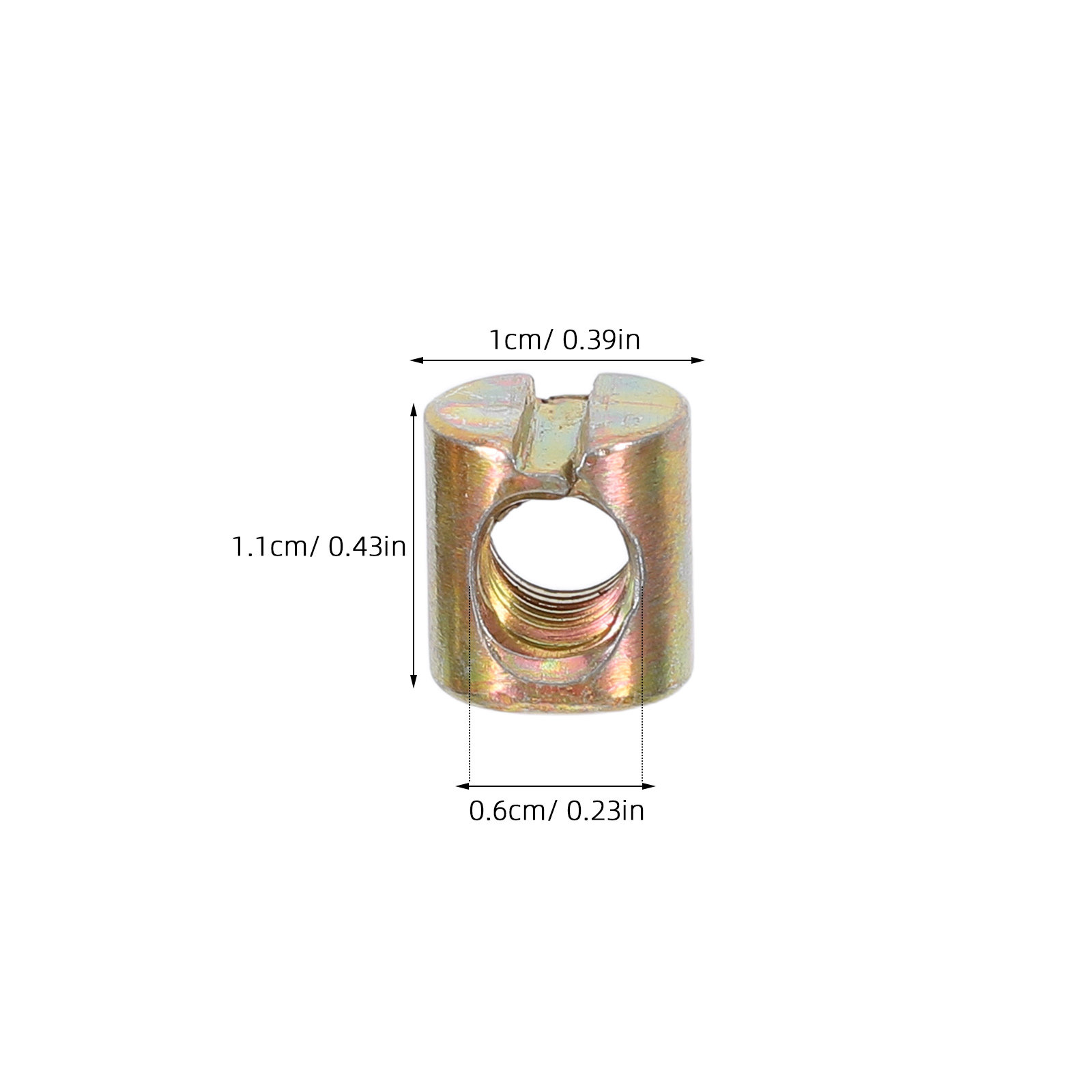 100 Peças Porcas para Móveis M - Furniture Hardware Barrel Nut avaliação e preço