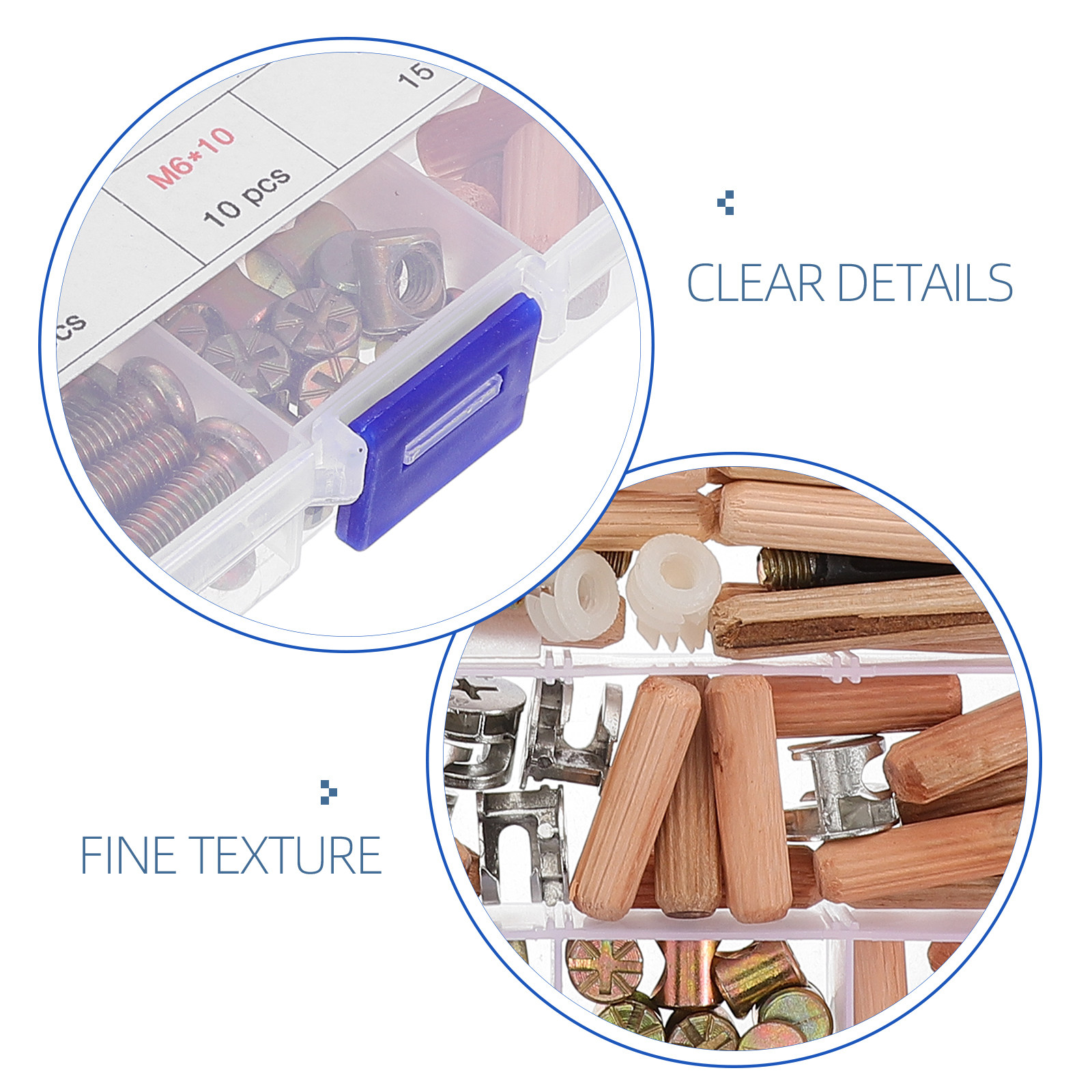 Conjunto de 95 peças de conect - Furniture Hardware Barrel Nut avaliação e preço