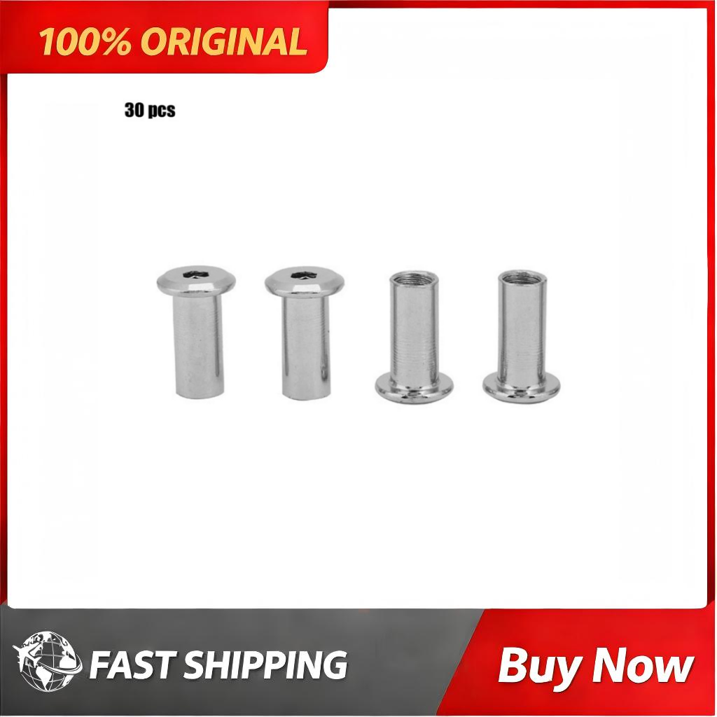 Kit de 30 Peças de Porcas T co - Furniture Hardware Barrel Nut avaliação e preço