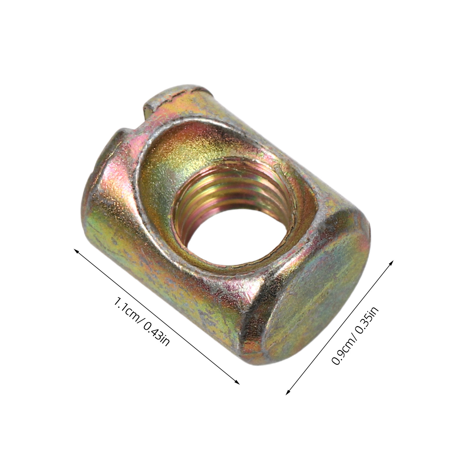 Kit de 50 peças de porcas e pa - Furniture Hardware Barrel Nut avaliação e preço