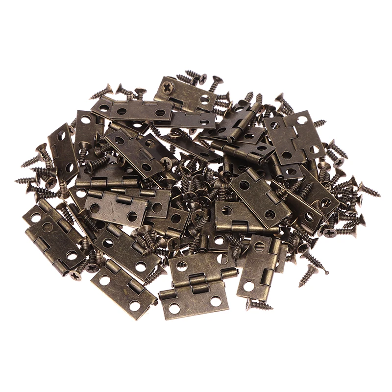 50 pçs/caixa dobradiças + 200  - Furniture Hardware Gold avaliação e preço
