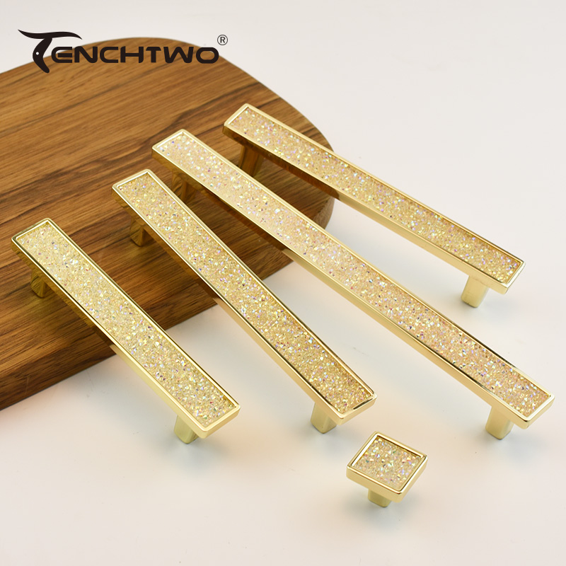 Ouro cristal diamante móveis l - Furniture Hardware Gold avaliação e preço