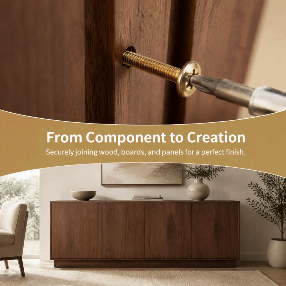 Conjunto de 10 parafusos unive - Furniture Hardware Barrel Nut avaliação e preço