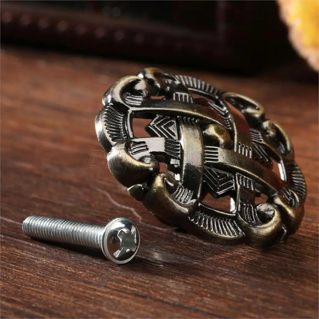 Bowarepro-puxador retrô oco de - Furniture Hardware Drawer Pulls avaliação e preço