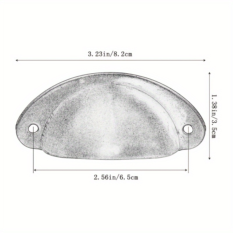 6 puxadores de metal, maçaneta - Furniture Hardware Items avaliação e preço
