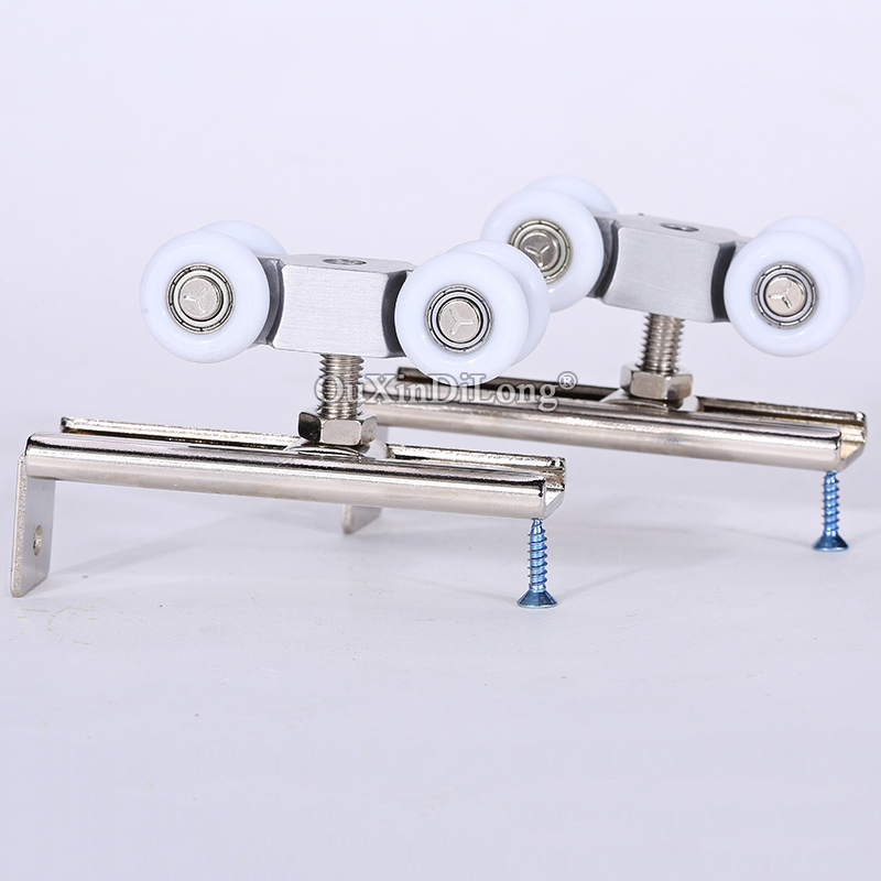 Novo 2 pçs rolos de porta desl - Brand Hardware Furniture avaliação e preço