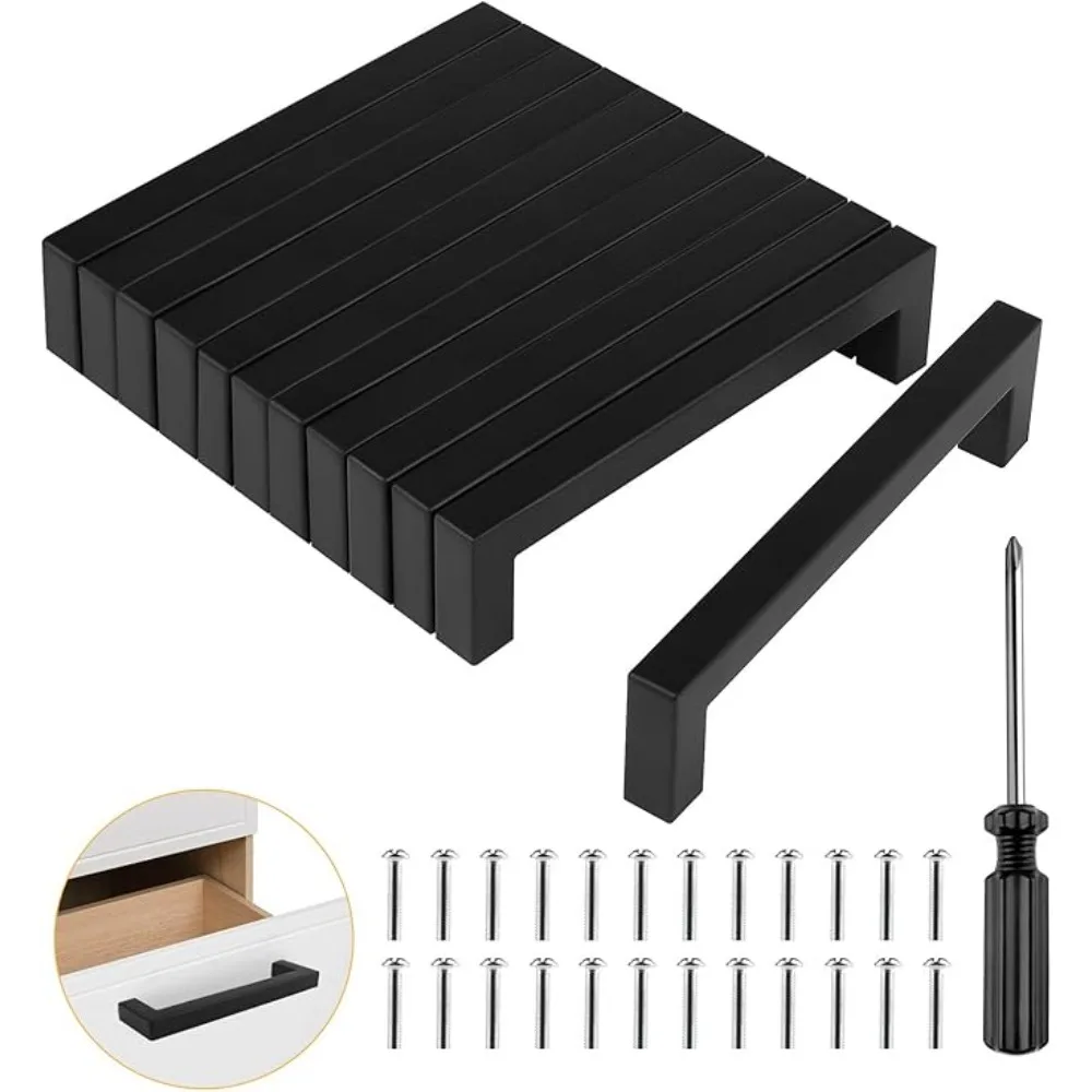 6/18 peças de aço inoxidável q - Furniture Hardware Drawer Pulls avaliação e preço