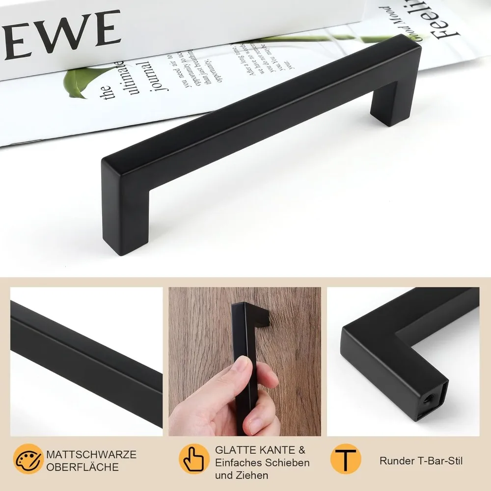 6/18 peças de aço inoxidável q - Furniture Hardware Drawer Pulls avaliação e preço