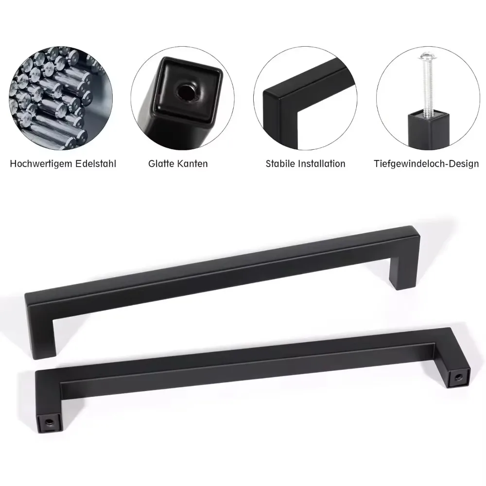 6/18 peças de aço inoxidável q - Furniture Hardware Drawer Pulls avaliação e preço
