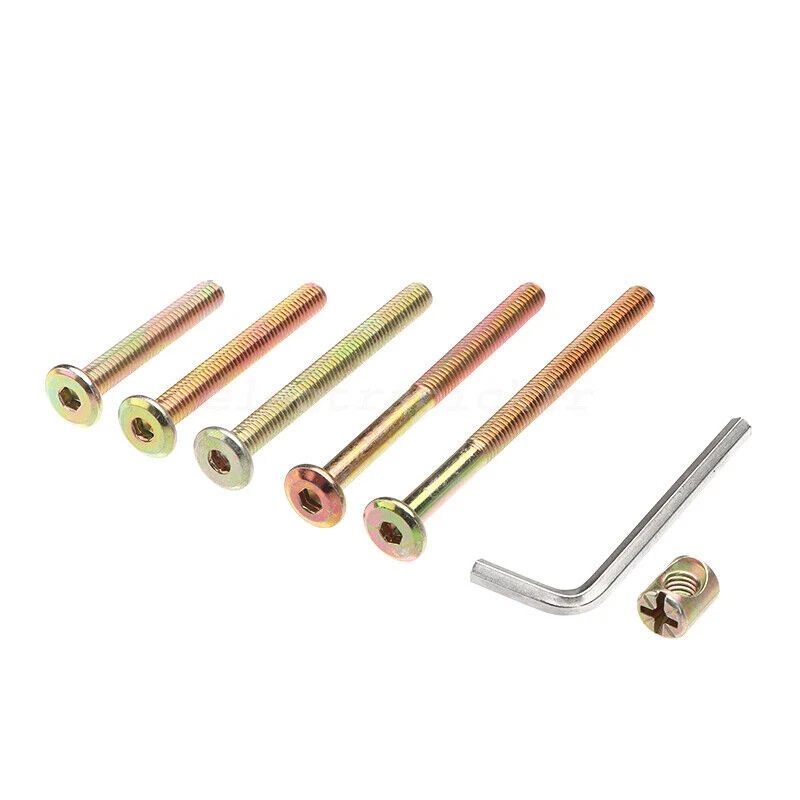 Conjunto de 50 Parafusos Zinca - Furniture Hardware Barrel Nut avaliação e preço