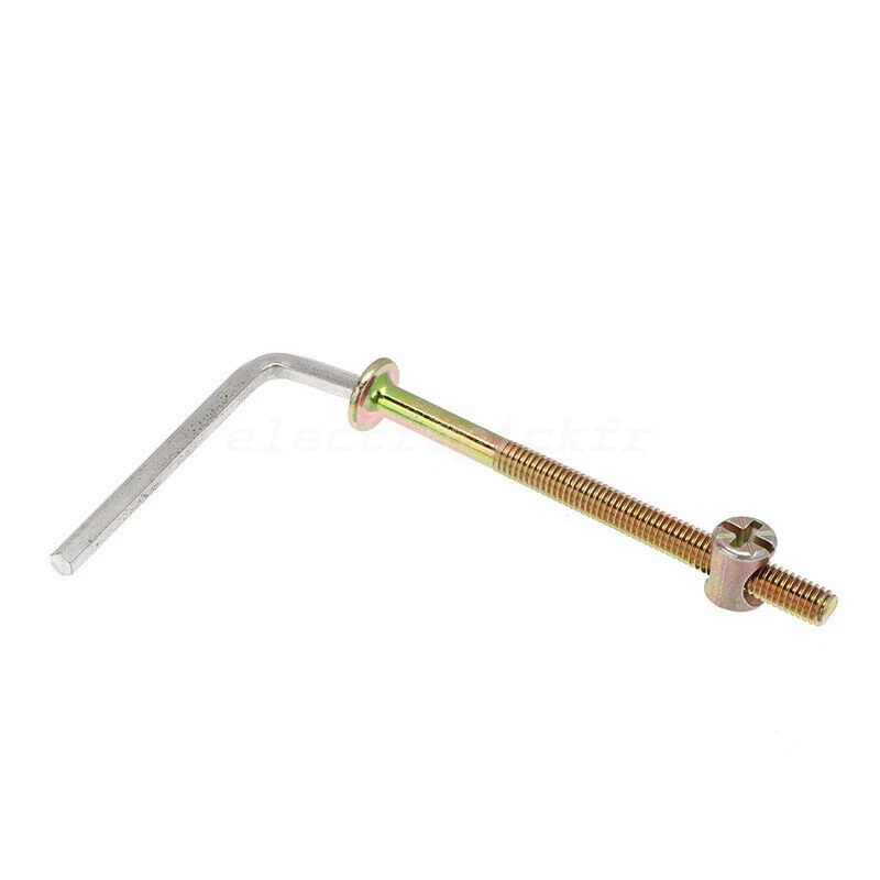 Conjunto de 50 Parafusos Zinca - Furniture Hardware Barrel Nut avaliação e preço